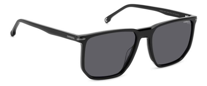 Occhiali da sole Carrera 329/S 206727 (08A M9) colore black grey forma geometrico lenti grey polarized