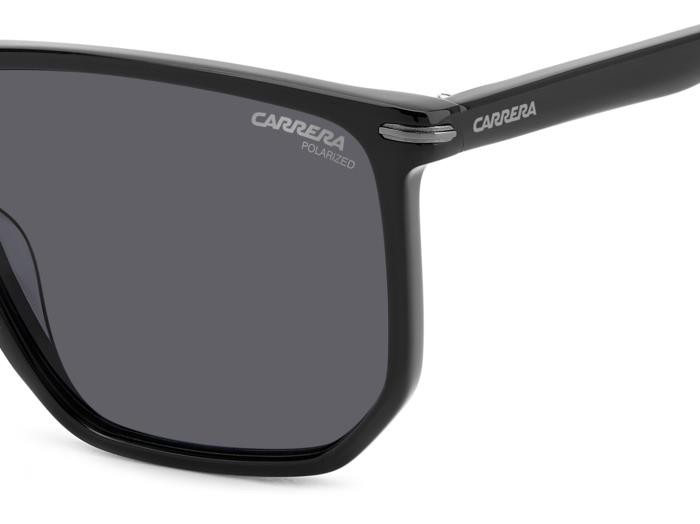 Occhiali da sole Carrera 329/S 206727 (08A M9) colore black grey forma geometrico lenti grey polarized