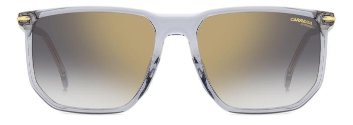 Occhiali da sole Carrera 329/S 206727 (KB7 FQ) colore grey forma geometrico lenti grey shaded gold mirror