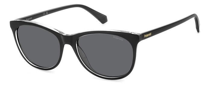 Sonnenbrillen Polaroid Pld 4161/S 206729 (7C5 M9) farbe black crystal form cat-eye gläser grey polarized