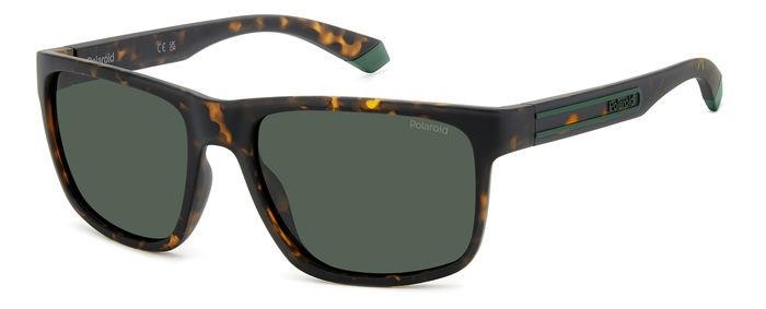 Sonnenbrillen Polaroid Pld 2157/S 206735 (HGC UC) farbe matte brown havana form rechteckig gläser green polarized