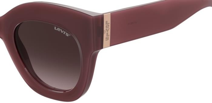 Sonnenbrillen Levi's Lv 1067/S 206740 (LHF HA) farbe burgundy form cat-eye gläser brown shaded