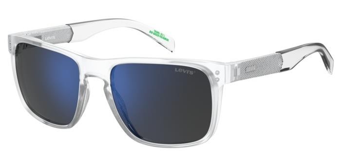 Sonnenbrillen Levi's Lv 5058/S 206743 (2M4 XT) farbe matte crystal form rechteckig gläser blu sky mirror