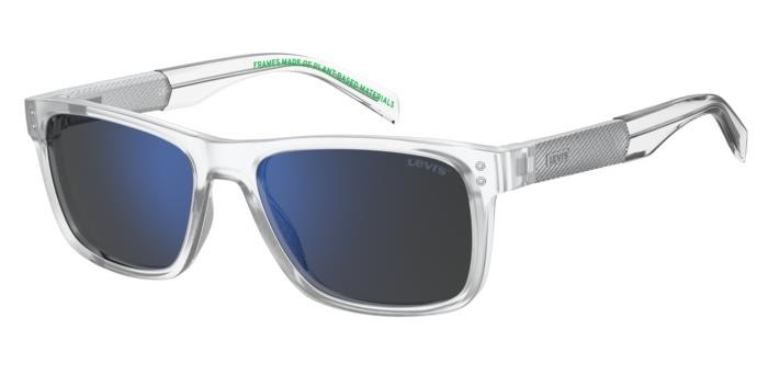 Sonnenbrillen Levi's Lv 5059/S 206745 (2M4 XT) farbe matte crystal form rechteckig gläser blu sky mirror