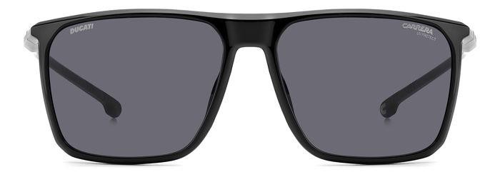 Sunglasses Carrera Ducati Carduc 034/S 206749 (08A IR) color black grey shape rectangle lenses grey