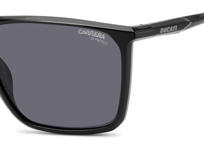 Sunglasses Carrera Ducati Carduc 034/S 206749 (08A IR) color black grey shape rectangle lenses grey