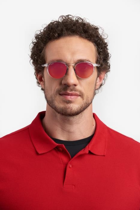 Sonnenbrillen Carrera Ducati Carduc 035/S 206750 (900 UZ) farbe crystal form pantos gläser red multilayer