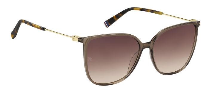 Sonnenbrillen Tommy Hilfiger Th 2095/S 206755 (09Q HA) farbe brown form cat-eye gläser brown shaded