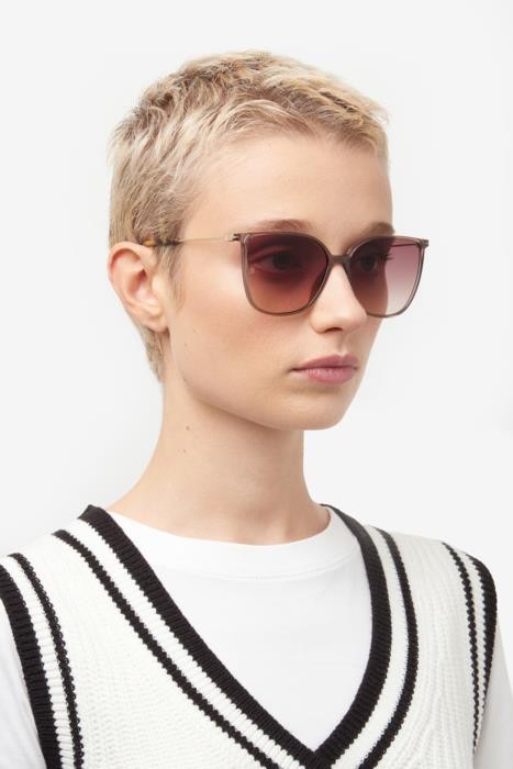 Sonnenbrillen Tommy Hilfiger Th 2095/S 206755 (09Q HA) farbe brown form cat-eye gläser brown shaded