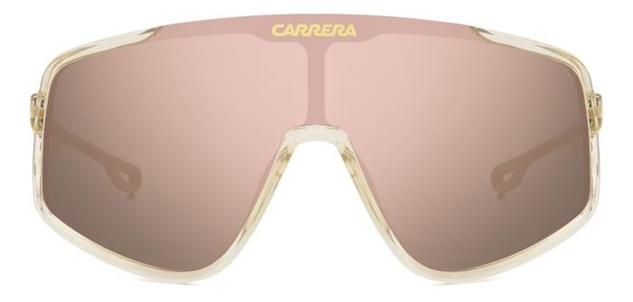 Sonnenbrillen Carrera 4017/S 206756 (2T3 0J) farbe crystal beige form maske gläser rosegold multilayer