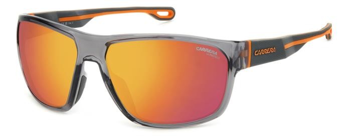 Sonnenbrillen Carrera 4018/S 206757 (M9L UZ) farbe grey orange form rechteckig gläser red multilayer