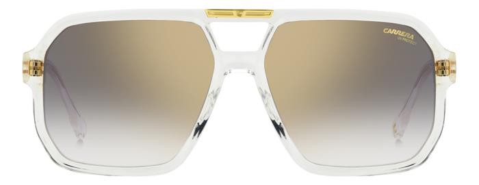 Sonnenbrillen Carrera Victory C 01/S 206759 (900 FQ) farbe crystal form navigator gläser grey shaded gold mirror