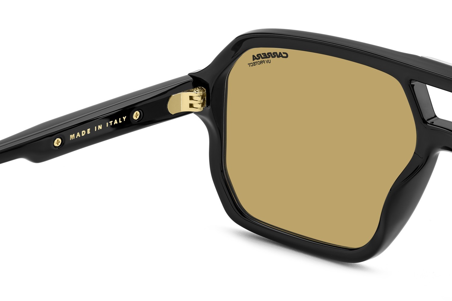 Sunglasses Carrera Victory C 01/S 206759 71C MJ color black yellow shape square lenses yellow green mirror