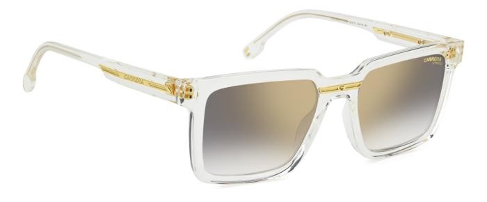 Sonnenbrillen Carrera Victory C 02/S 206760 (900 FQ) farbe crystal form rechteckig gläser grey shaded gold mirror