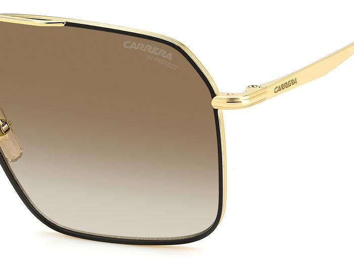 Sonnenbrillen Carrera 333/S 206763 (2M2 86) farbe black gold form navigator gläser black brown green antireflex