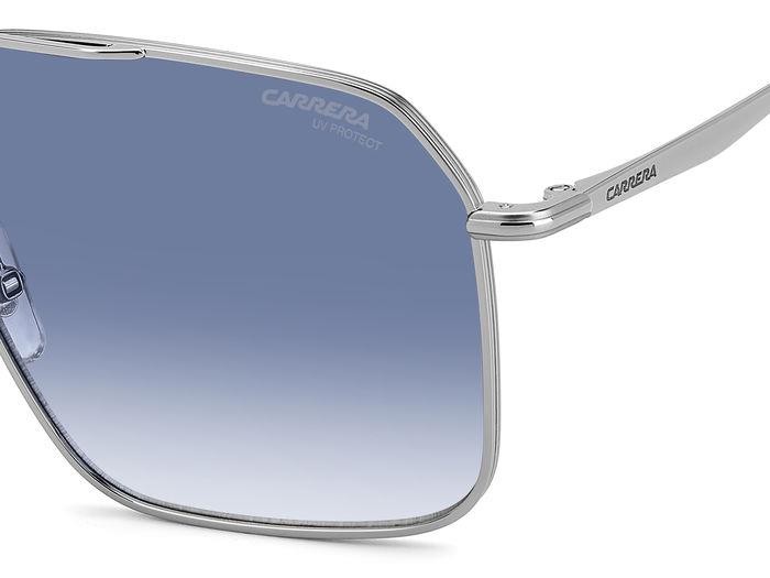 Occhiali da sole Carrera 333/S 206763 (6LB 08) colore ruthenium forma navigator lenti dk blue shaded