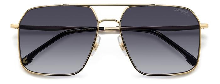 Sonnenbrillen Carrera 333/S 206763 (J5G 9O) farbe gold form navigator gläser dark grey shaded