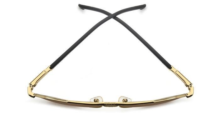 Sonnenbrillen Carrera 1067/S 206765 (I46 YL) farbe matte black gold form aviator gläser gold high contrast polarized a