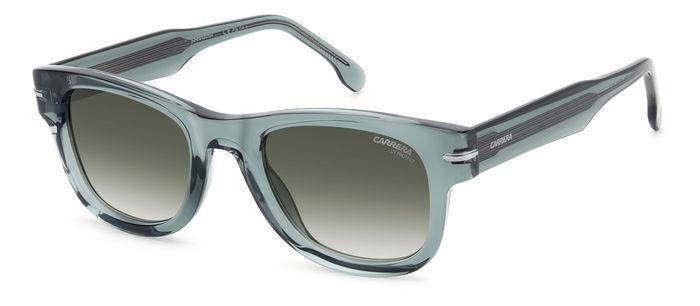 Sonnenbrillen Carrera 330/S 206766 (ZI9 9K) farbe teal form rechteckig gläser green shaded