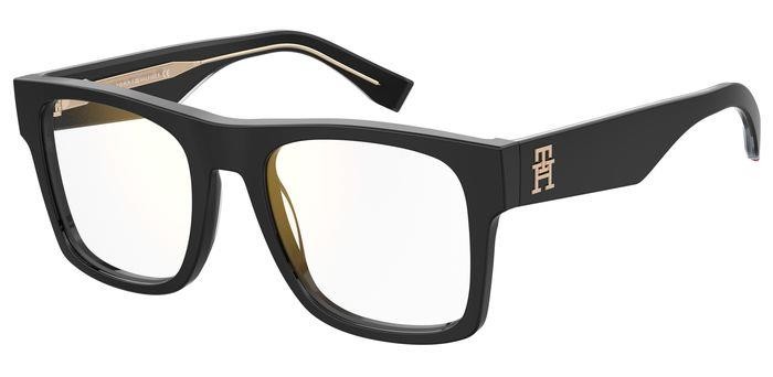 Sonnenbrillen Tommy Hilfiger Th 2118/S 206776 (807 K1) farbe black form quadratisch gläser gold mirror