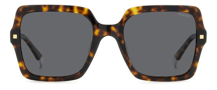 Sunglasses Polaroid Pld 4165/S 206778 (086 M9) color havana shape square lenses grey polarized