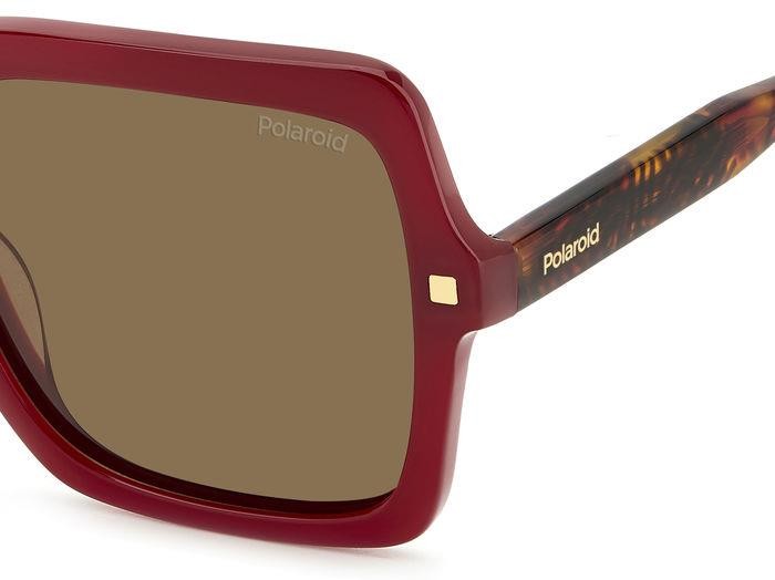 Sonnenbrillen Polaroid Pld 4165/S 206778 (LHF SP) farbe burgundy form quadratisch gläser bronze polarized