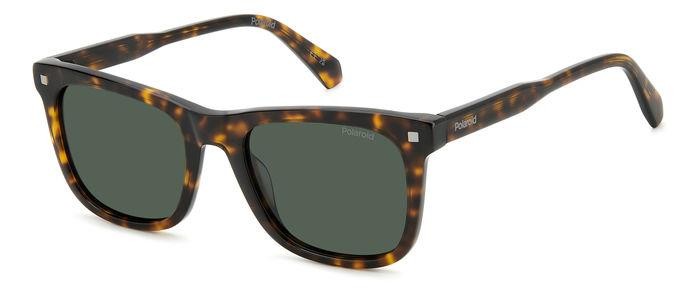 Sunglasses Polaroid Pld 4167/S 206780 (086 UC) color havana shape square lenses green polarized