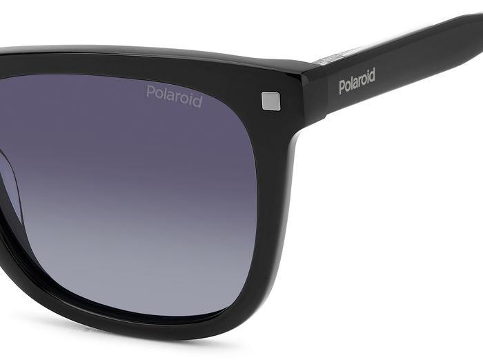 Sunglasses Polaroid Pld 4167/S 206780 (807 WJ) color black shape square lenses grey shaded polarized