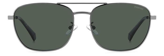 Occhiali da sole Polaroid Pld 4172/G 206793 (KJ1 UC) colore dark ruthenium forma navigator lenti green polarized