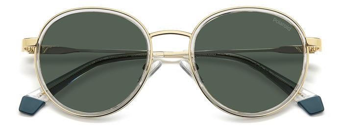 Sunglasses Polaroid Pld 4173/G 206794 (PEF UC) color gold green shape pantos lenses green polarized