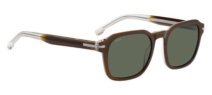 Occhiali da sole Hugo Boss 1627/S 206802 (09Q QT) colore brown forma quadrato lenti green
