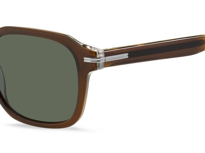 Occhiali da sole Hugo Boss 1627/S 206802 (09Q QT) colore brown forma quadrato lenti green