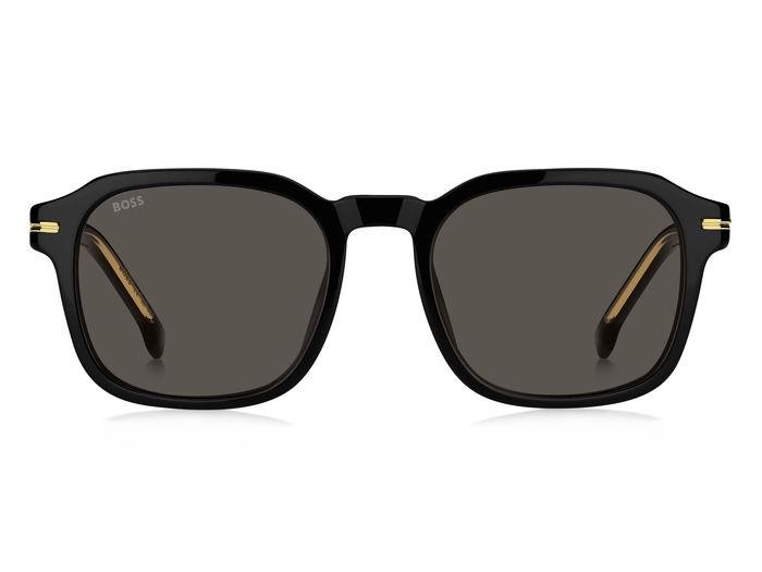 Occhiali da sole Hugo Boss 1627/S 206802 (807 IR) colore black forma quadrato lenti grey