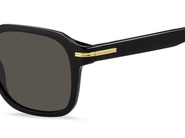 Occhiali da sole Hugo Boss 1627/S 206802 (807 IR) colore black forma quadrato lenti grey