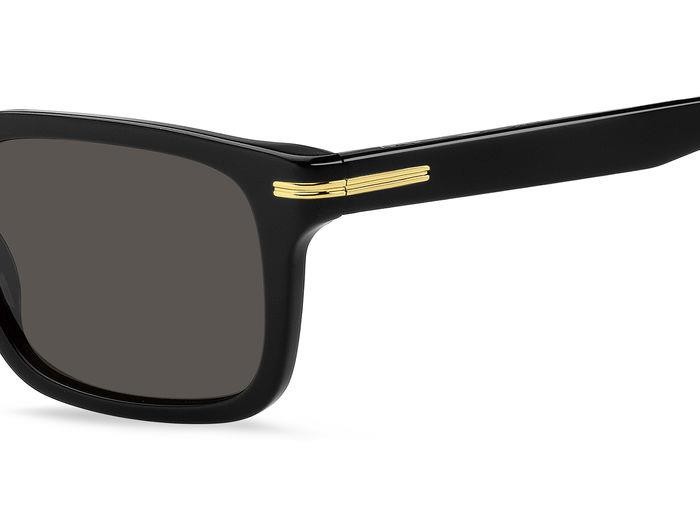 Sonnenbrillen Hugo Boss 1628/S 206803 (807 IR) farbe black form rechteckig gläser grey