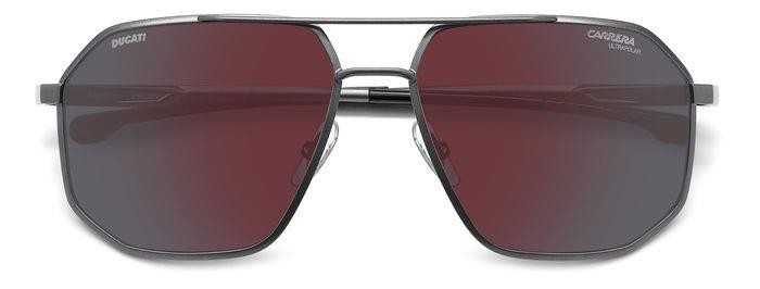 Sonnenbrillen Carrera Ducati Carduc 037/S 206813 (R80 H4) farbe matte dark ruthenium form navigator gläser red mirror polarized hight con
