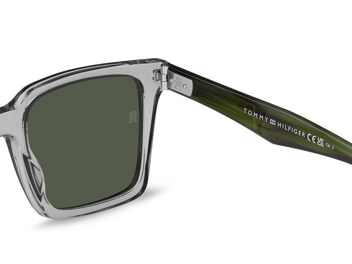 Sonnenbrillen Tommy Hilfiger Th 2067/S 206819 (KB7 QT) farbe grey form quadratisch gläser green