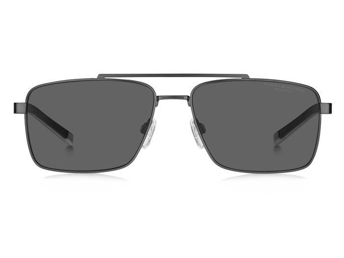 Sonnenbrillen Tommy Hilfiger Th 2078/S 206821 (SVK M9) farbe matte ruthenium black form navigator gläser grey polarized