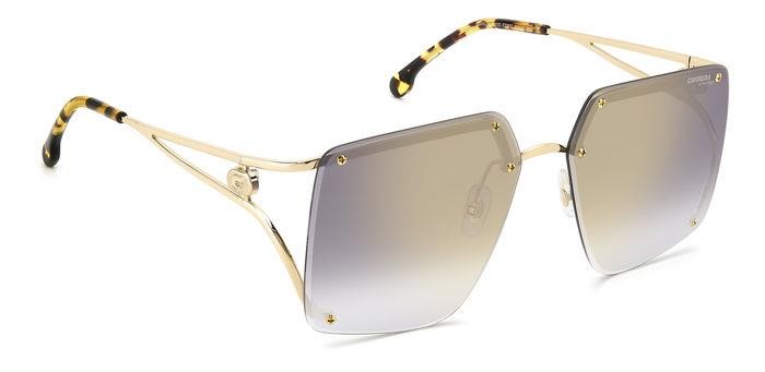 Sonnenbrillen Carrera 3041/S 206829 (FT3 FQ) farbe grey gold form quadratisch gläser grey shaded gold mirror