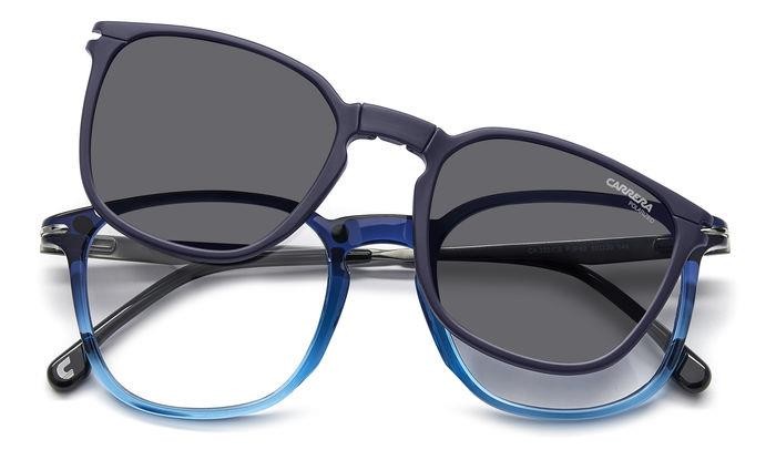 Occhiali da vista Carrera Ca 332/CS 206830 (PJP M9) colore blue forma quadrato lenti grey polarized