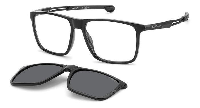 Brillen Carrera Ca 4020/CS 206831 (807 M9) farbe black form rechteckig gläser grey polarized
