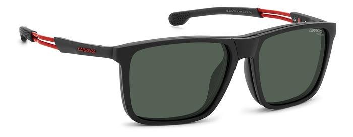 Brillen Carrera Ca 4020/CS 206831 (BLX UC) farbe matte black red form rechteckig gläser green polarized