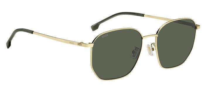 Sonnenbrillen Hugo Boss 1673/F 206835 (J5G QT) farbe gold form geometrisch gläser green