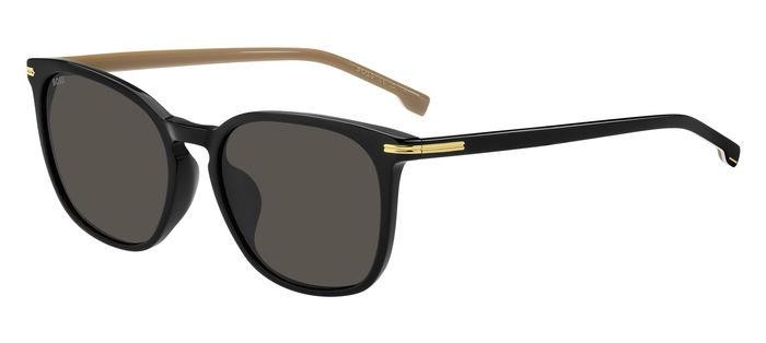 Sonnenbrillen Hugo Boss 1668/F 206836 (807 IR) farbe black form quadratisch gläser grey