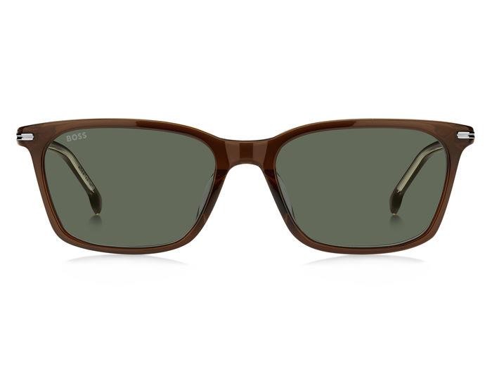 Sonnenbrillen Hugo Boss 1669/F 206837 (09Q QT) farbe brown form rechteckig gläser green