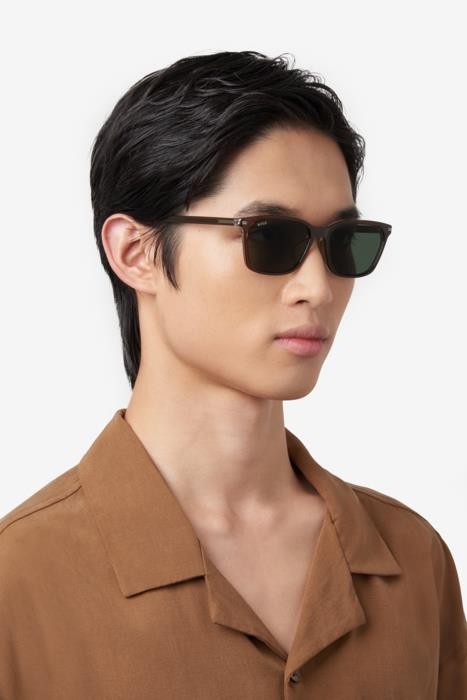 Sonnenbrillen Hugo Boss 1669/F 206837 (09Q QT) farbe brown form rechteckig gläser green