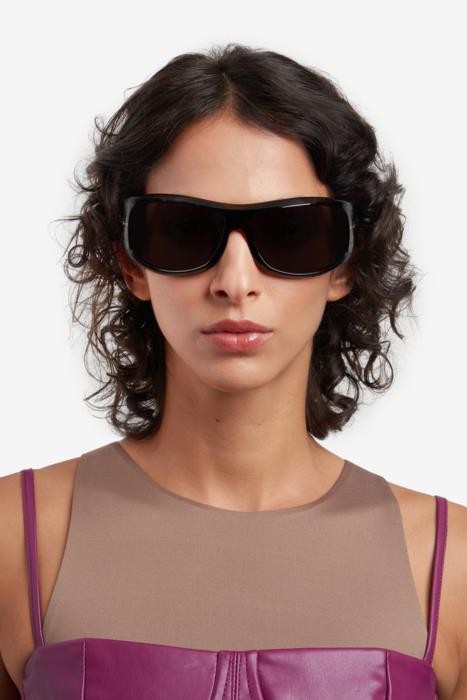 Sonnenbrillen Hugo Boss 1653/S 206839 (086 IR) farbe havana form rechteckig gläser grey