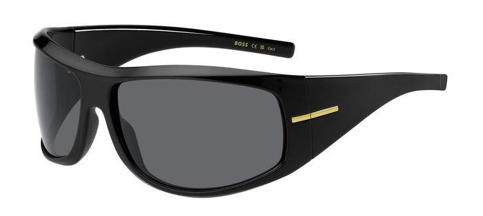 Sonnenbrillen Hugo Boss 1653/S 206839 (807 IR) farbe black form rechteckig gläser grey