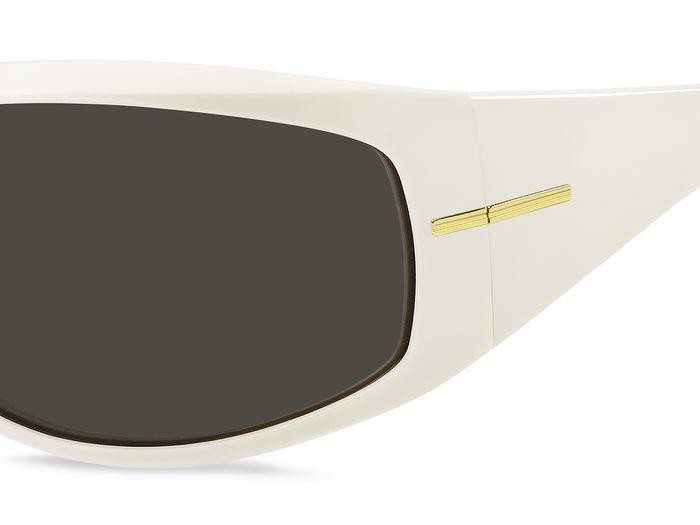 Sonnenbrillen Hugo Boss 1653/S 206839 (SZJ IR) farbe ivory form rechteckig gläser grey