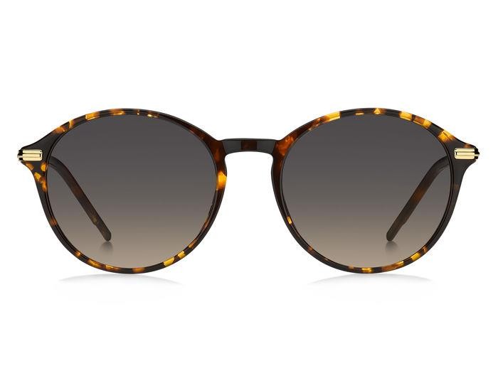 Sonnenbrillen Hugo Boss 1662/S 206841 (2IK PR) farbe havana gold form pantos gläser grey brown doubleshade